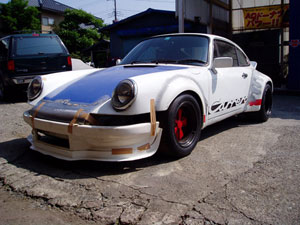 バンパー仮組み状態